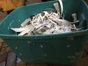 Holes in the side of a new Worm Composting Bin