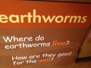 Earthworms Sign