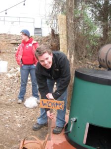 Setting up a Worm Wigwam